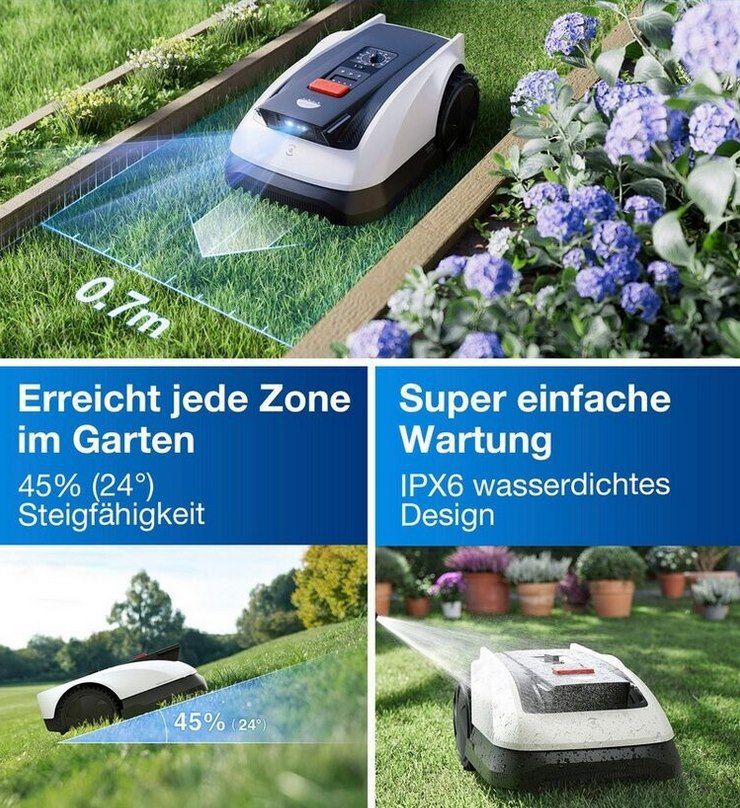 🌿 ECOVACS Goat O800 RTK Mähroboter ohne Begrenzungskabel für 519€ (statt 728€)
