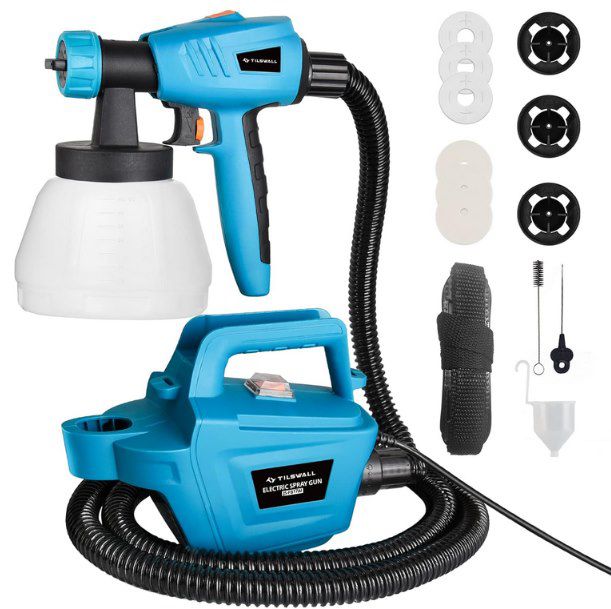👨‍🎨 Tilswall W201 800W Farbsprühsystem mit 1300ml Behälter für 39,99€ (statt 60€)