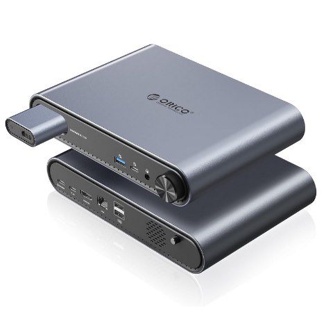 ⏏️ ORICO 10in1 USB-C Dockingstation mit M.2 NVMe/SATA SSD-Gehäuse für 89,99€ (statt 105€)