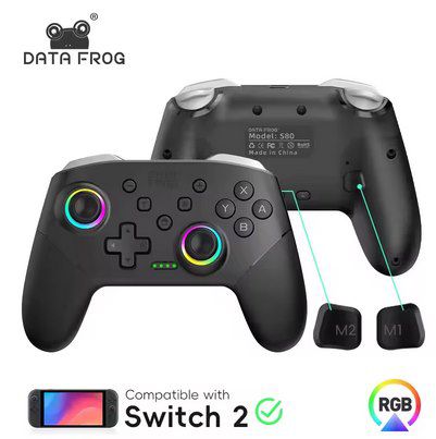 🎮 DATA FROG S80 Wireless Switch Pro Controller für 13,79€ (statt 20€)