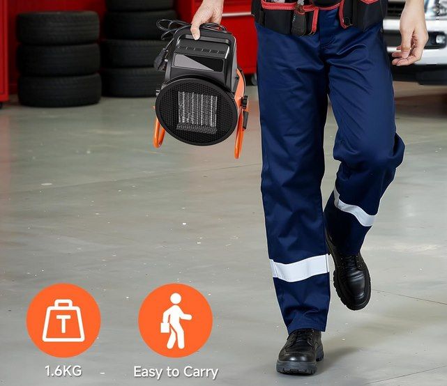 ♨️ AAOBOSI 3.000W Heizlüfter mit Fernbedienung & digitalem Thermostat für 49,99€ (statt 66€)