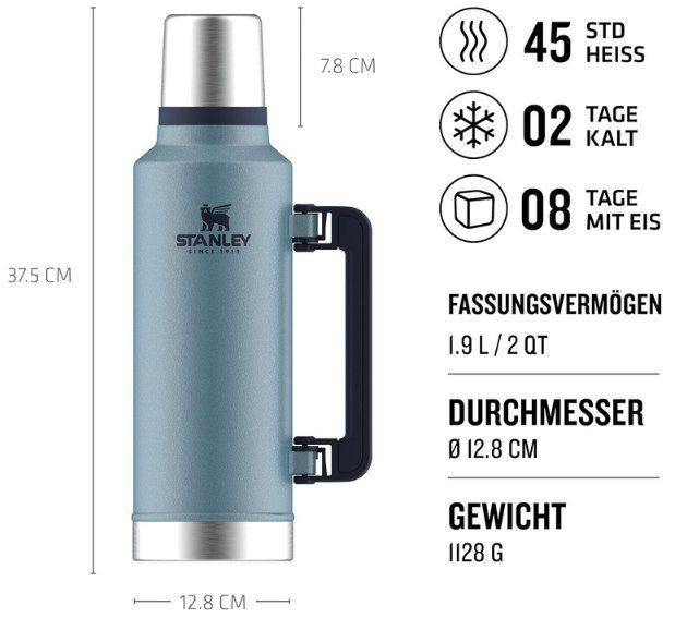 ♨️ Stanley Classic Legendary Thermosflasche 1,9L für 40€ (statt 57€) ♨️ Stanley Classic Legendary Thermosflasche 1,9L für 40€ (statt 57€)