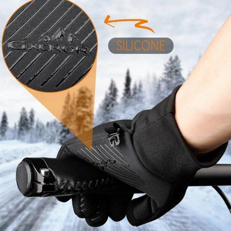❄️ GXCROR Touchscreen Handschuhe mit Fleece für 6,49€ (statt 10€)