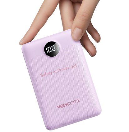⚡ VEEKTOMX 22.5W Powerbank (10.000mAh) mit PD3.0 & QC3.0 für 12,99€ (statt 20€)