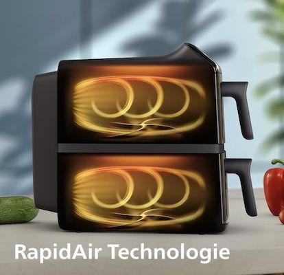 Philips NA460/00 gestapelte Heißluftfritteuse für 199,99€ (statt 250€) Philips NA460/00 gestapelte Heißluftfritteuse für 199,99€ (statt 250€)