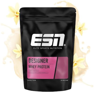 1kg ESN Designer Whey Protein Pulver, Vanilla für 30,30€ (statt 43€)