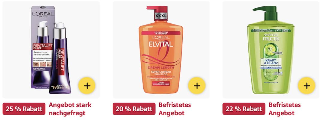 đ§Žđ§đ»ââïž Amazon: Big LâOrĂ©al Paris Sale z.B. Bartbalsam fĂŒr 6⏠(statt 10âŹ) đ§Žđ§đ»ââïž Amazon: Big LâOrĂ©al Paris Sale z.B. Bartbalsam fĂŒr 6⏠(statt 10âŹ)