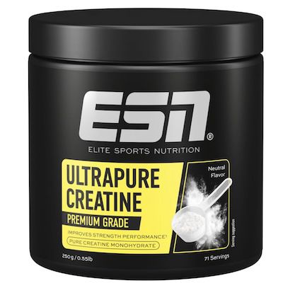 💪🏻 250g ESN Ultrapure Creatine Monohydrate mit 71 Portionen für 12,15€ (statt 15€)