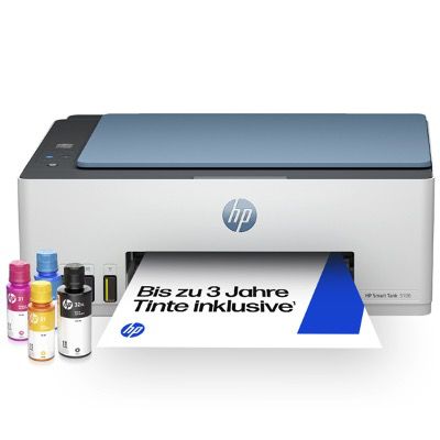 🖨️ HP Drucker Smart Tank 5106 mit intelligenten Tasten ab 109€ (189€) + 20€ Cashback