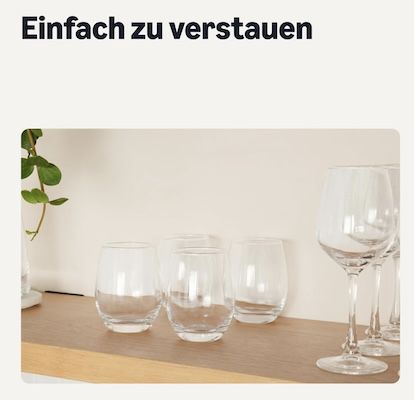 🍇🍷 6x Amazon Basics Stiellose Rotweingläser mit 532ml für 21,90€ (statt 25€)