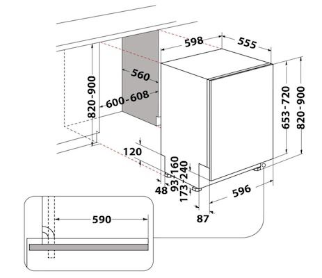 Bauknecht Vollintegrierbarer Geschirrspüler mit 60 cm für 419€ (statt 484€)