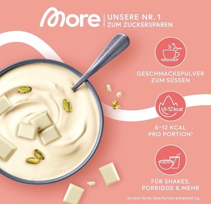 🤤 150g MORE Chunky Flavour Pistachio White Chocolate für 8,45€ (statt 12€)