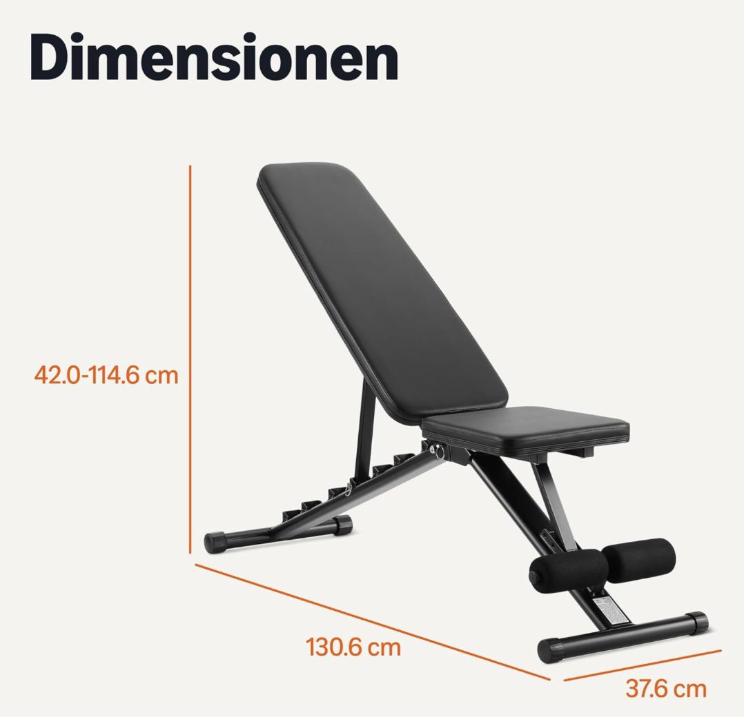 💪🏻🏋️ Amazon Basics verstellbare Workout-Hantelbank für 62,99€ (statt 79€) 💪🏻🏋️ Amazon Basics verstellbare Workout Hantelbank für 62,99€ (statt 79€)