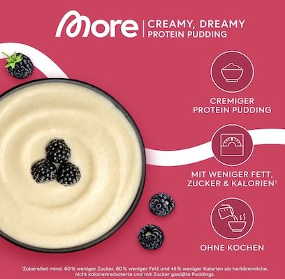 🍮 600g MORE Protein Pudding für 17,76€ (statt 25€)