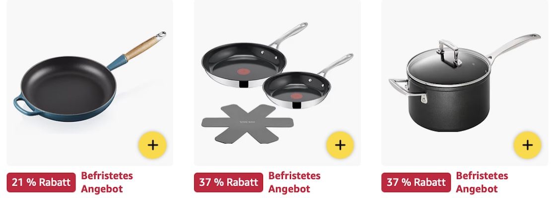🍳 Amazon: Tefal Töpfe & Pfannen Sale z.B. Recycled On Bratpfanne mit 24cm für 26€ (statt 38€)