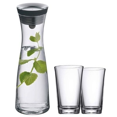 🚰💨 WMF Basic 1 Liter Wasserkaraffen Set 3-teilig inkl. 2 Gläser für 29,99€ (statt 39€)