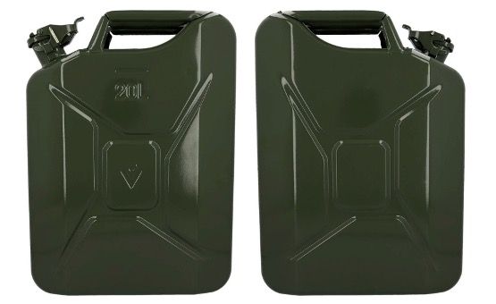 🪖 Bundeswehr Unitec Benzinkanister 73855 in 20 Liter neuwertig für 19,30€ (neu 35€)