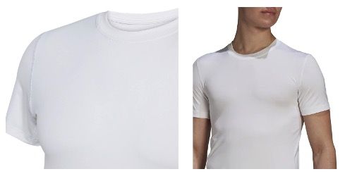 👕 Adidas Techfit Shirt TFSSTEEM kurzarm in Weiß für 14,98€ (statt 24€)