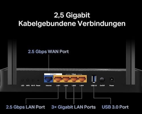 🛜 TP Link Archer BE3600 Dual Band Wi Fi 7 Router für 68,91€ (statt 80€)