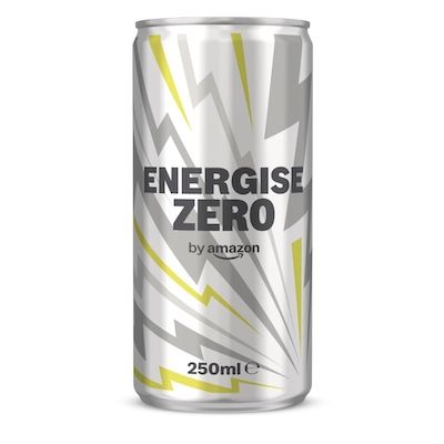 ⚡️ 24x 250ml by Amazon Energise Zero für 8,23€ (statt 11€) 👉🏻 Nur 0,34€ pro Dose