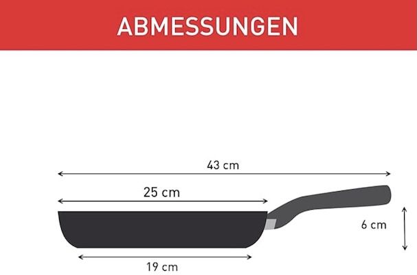 🍳 Tefal G28804 Hard Titanium On Bratpfanne mit 24 cm für 34,62€ (statt 45€)