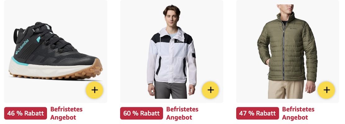 🔝👖🧢 Amazon: Columbia Mega Sale z.B. Unisex Baseballkappe für 17,50€ (statt 28€)