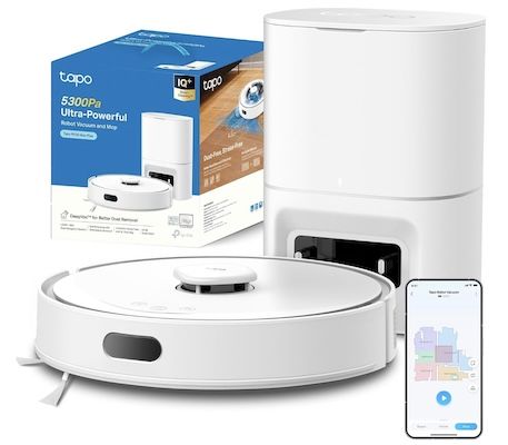 🧹 Tapo RV30 Max Plus Saugroboter mit Wischfunktion für 153€ (statt 257€)