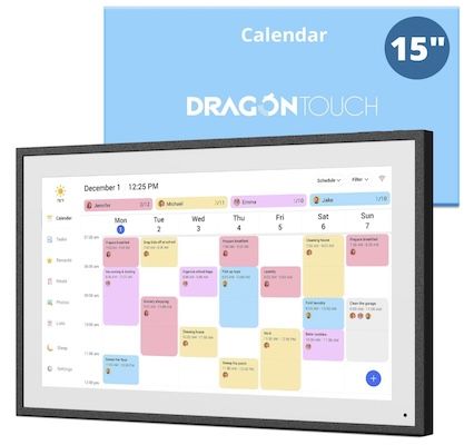 📅 Dragon Touch Digitaler Kalender Wand mit 15.6 Zoll für 193,79€ (statt 228€)