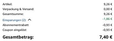 💪 Elotrans reload   isotonische Elektrolyt Glucose Mischung zum Sport ab 7,40€ (statt 9€)