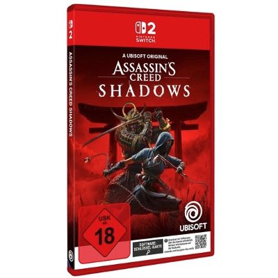 🎮 Assassin’s Creed Shadows als Key Card für Switch 2 für 35,42€ (statt 52€)