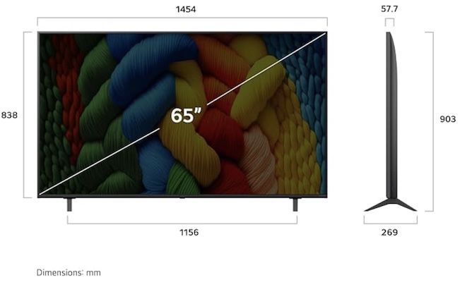 🔝📺 LG 65NANO80A6B – 65 Zoll 4K NanoCell AI TV für 499€ (statt 599€)