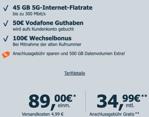 📱Samsung Galaxy S25 + Galaxy Tab A11 für 89€ ➡️ Vodafone Allnet mit 45GB für 34,99€ mtl.