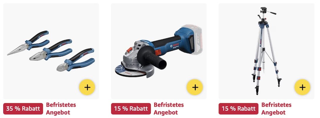 🔝🛠️ Amazon: Bosch Professional Megadeals z.B. BITURBO Akku Drehschlagschrauber für 237€ (statt 289€)