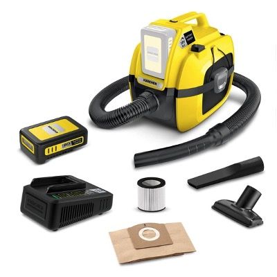 🏠 Kärcher Akku-Nass-/Trockensauger WD1 Compact inkl. Battery Set für 92,81€ (statt 148€)
