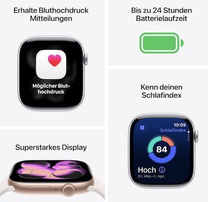 ⌚️ Apple Watch Series 11 (GPS, 42mm) in Roségold für 379€ (statt 419€)