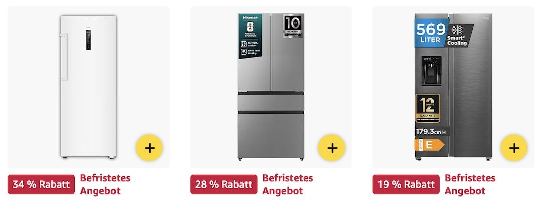 🥶 Amazon: Kühl- & Gefrierschränke Sale z.B. Comfee Kühl-/Gefrierkombination für 210€ (statt 289) 🥶 Amazon: Kühl & Gefrierschränke Sale z.B. Comfee Kühl /Gefrierkombination für 210€ (statt 289)