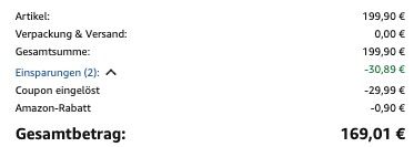 🖥️ ASUS TUF Gaming VG27AQL5A 27 QHD Gaming Monitor mit 210Hz für 169,01€ (statt 195€)