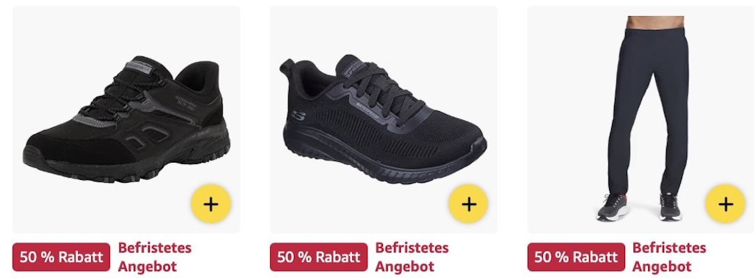 🔝👟 Amazon: Skechers Sneaker, Stiefel, Hosen & mehr im Sale