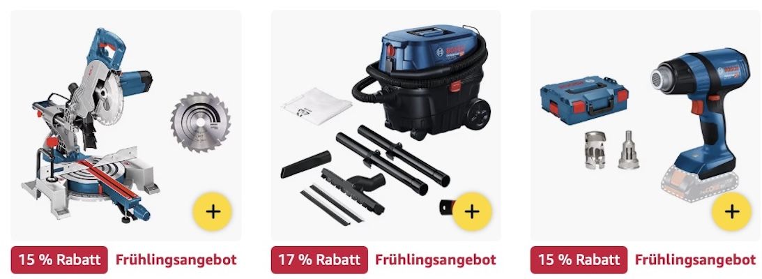 🔝🤑🛠️ Amazon: Bosch Professional Frühlings Megadeals z.B. Akku Baustrahler für 157€ (statt 178€)