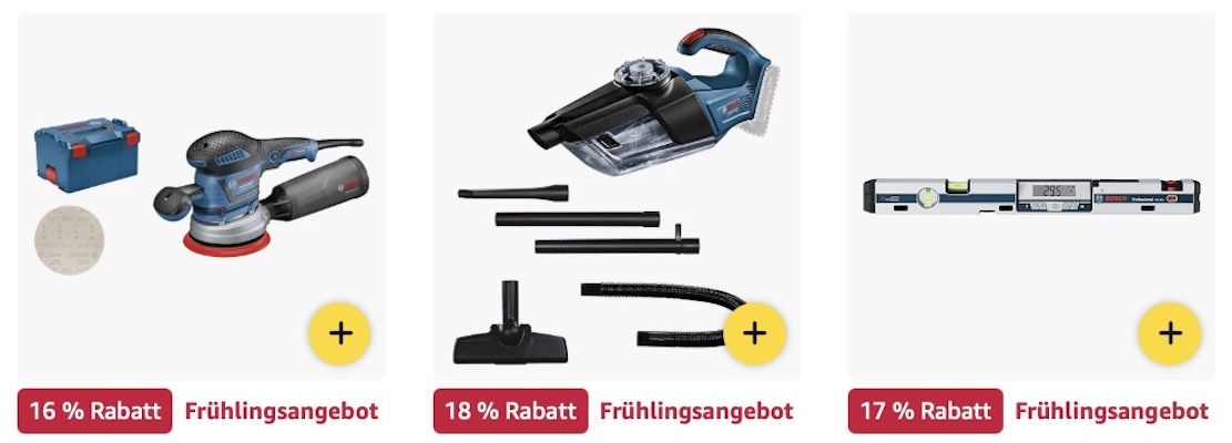 🔝🤑🛠️ Amazon: Bosch Professional Frühlings Megadeals z.B. Akku Baustrahler für 157€ (statt 178€)