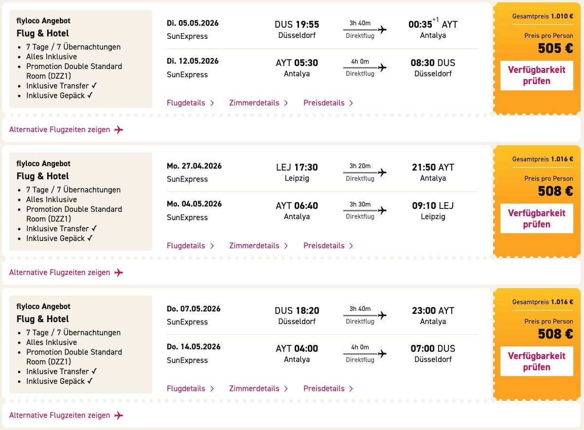 ☀️ Luxushotel 5⭐ Incekum Beach Resort 🇹🇷 7ÜN mit All-Inkl., Flügen & Transfers ab 505€ p.P. ☀️ Luxushotel 5⭐ Incekum Beach Resort 🇹🇷 7ÜN mit All Inkl., Flügen & Transfers ab 505€ p.P.