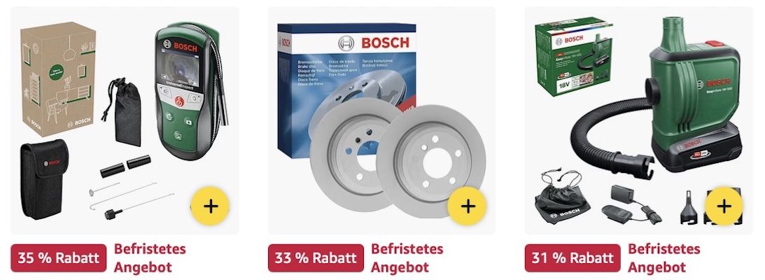 🚗🏍️ Amazon: Auto & Motorrad Produkte von BOSCH im Sale z.B. Motorradbatterie für 56€ (statt 67€) 🚗🏍️ Amazon: Auto & Motorrad Produkte von BOSCH im Sale z.B. Motorradbatterie für 56€ (statt 67€)