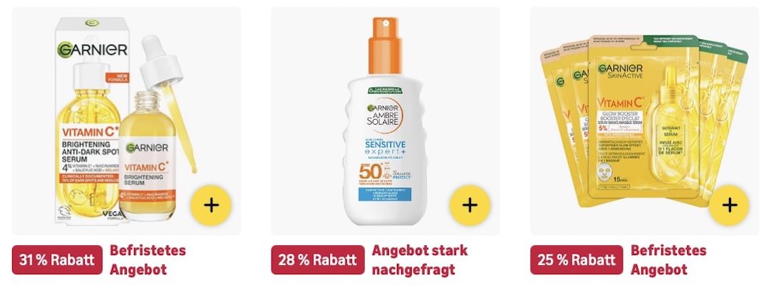🔝🧴 Amazon: GARNIER Sale z.B. Mattierende Air Cream für 6,72€ (statt 9€) 🔝🧴 Amazon: GARNIER Sale z.B. Mattierende Air Cream für 6,72€ (statt 9€)