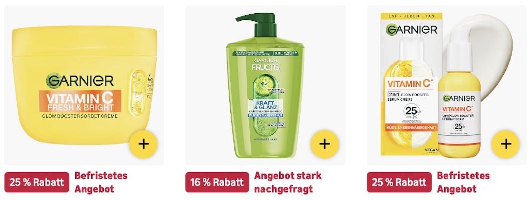 🔝🧴 Amazon: GARNIER Sale z.B. Mattierende Air Cream für 6,72€ (statt 9€)