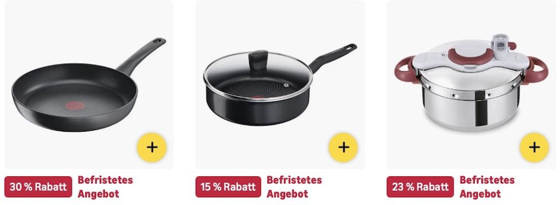 🍳 Amazon: Tefal Töpfe & Pfannen Sale z.B. 3-tlg. Pfannenset für 66€ (statt 83€) 🍳 Amazon: Tefal Töpfe & Pfannen Sale z.B. 3 tlg. Pfannenset für 66€ (statt 83€)