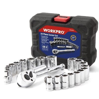 🔩 WORKPRO Steckschlüsselsatz mit 3/8″ Umschaltknarre ab 9,49€ (statt 28€)