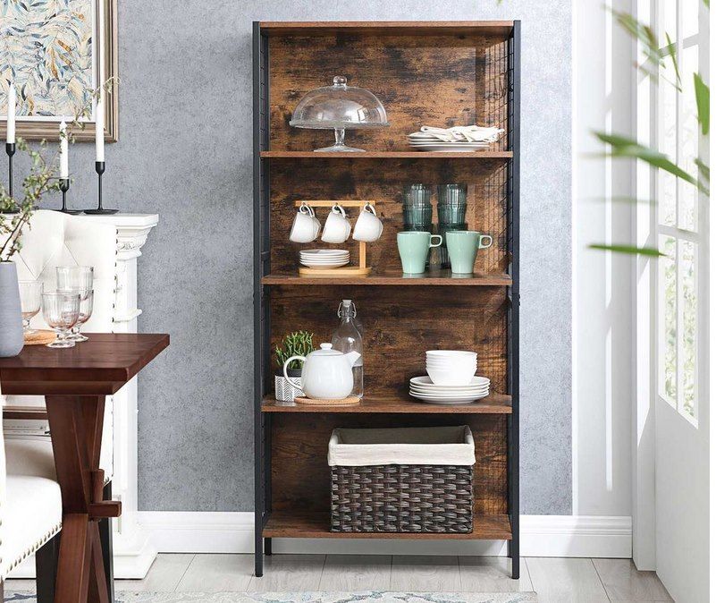 📚 VASAGLE Standregal mit 4 Ablagen für 48,99€ (statt 69€)