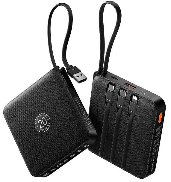 đ Coowisty 22,5W Powerbank mit Kabel & 20.000mAh fĂŒr 13,74⏠(statt 25âŹ) đ Coowisty 22,5W Powerbank mit Kabel & 20.000mAh fĂŒr 13,74⏠(statt 25âŹ)