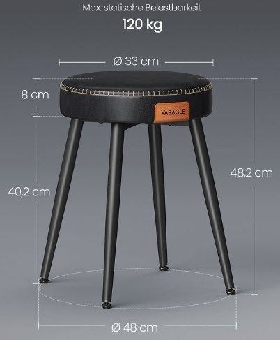 🪑 2x VASAGLE EKHO Esszimmerstuhl aus Kunstleder für 37,99€ (statt 45€) 🪑 2x VASAGLE EKHO Esszimmerstuhl aus Kunstleder für 37,99€ (statt 45€)