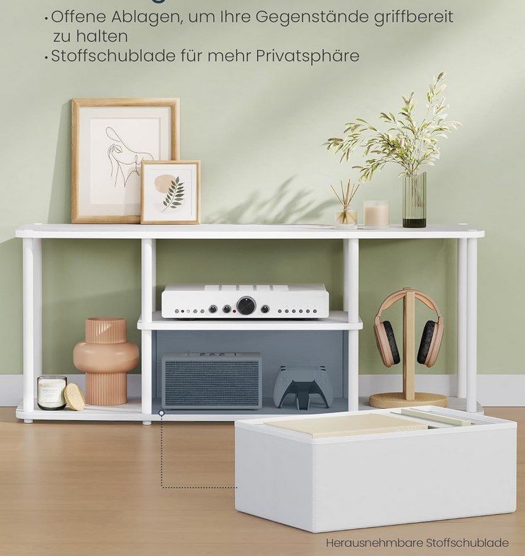 📺 SONGMICS TV Schrank   mit werkzeugloser Montage für 33,99€ (statt 40€)